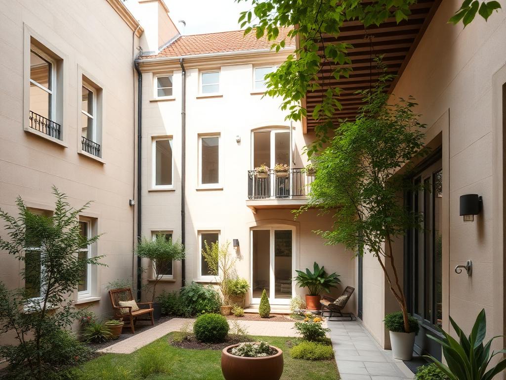 Courtyard townhouses